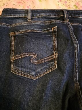 Silver Jeans Co. Suki Skinny Mid-Rise Curvy Fit Jeans - Size 14 (27" Inseam)